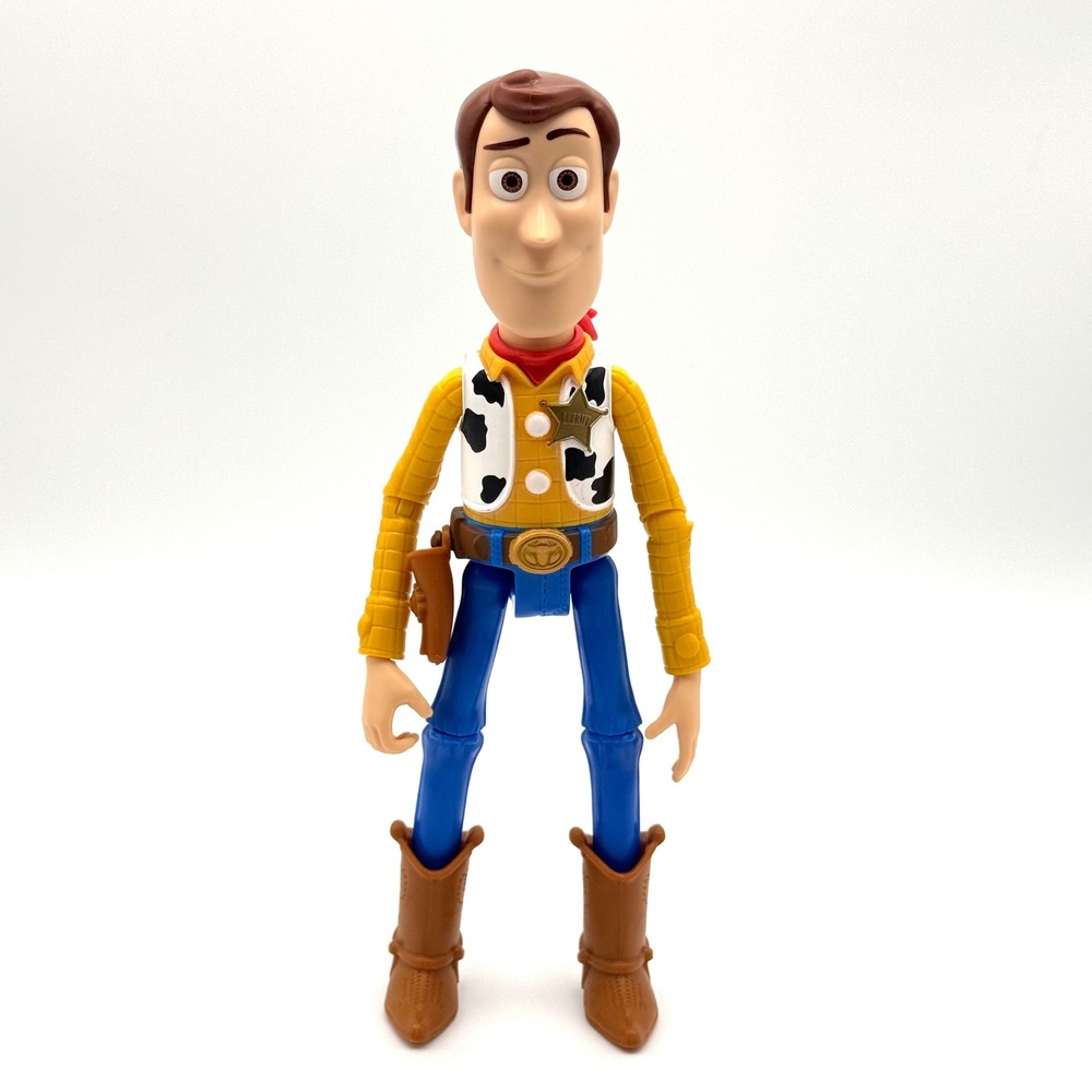 Sheriff Woody Disney Pixar Toy Story 9" Poseable Action Figure Mattel 2017‎ EUC